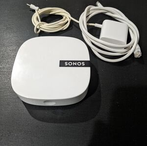 SONOS BOOST WIRELESS EXTENDER With Power Adapter and Ethernet Cable